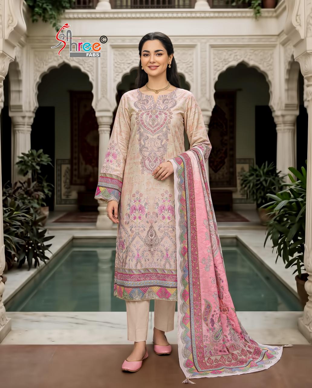 Shree Fabs KT 387 & 388 catalog pakistani wholesale suits delhi