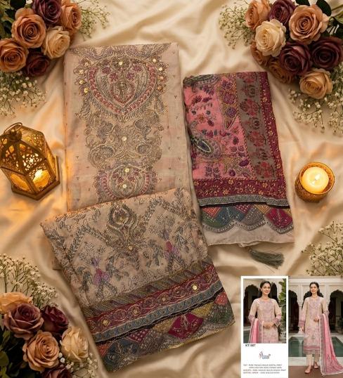 Shree Fabs KT 387 & 388 catalog pakistani wholesale suits delhi