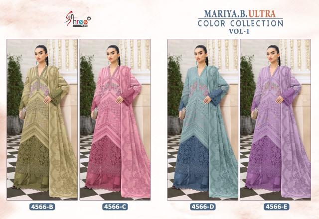 Shree Fabs Mariya B Ultra Color Collection Vol 1 Cotton Dupatta wholesale pakistani suits dwarka delhi
