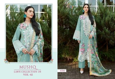 Shree Fabs Mushq Lawn Collection 26 Vol 2 catalog Cotton Dupatta pakistani suits wholesaler in india