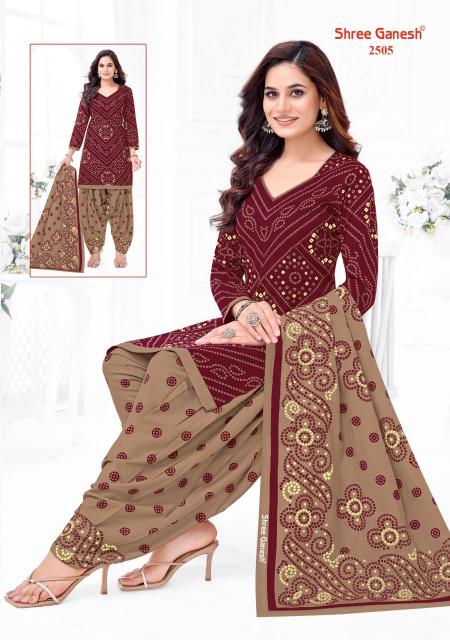 Shree Ganesh Bandhani Vol 5 – Dress Material Wholesale Catalog