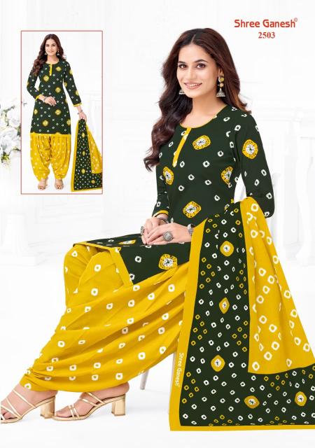 Shree Ganesh Bandhani Vol 5 – Dress Material Wholesale Catalog