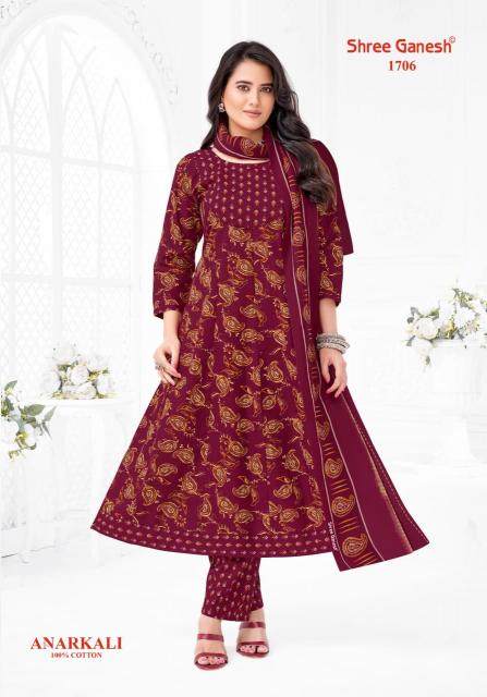 Shree Ganesh Zeenat Vol-7 – Anarkali Style Kurti Pant With Dupatta - Wholesale Catalog