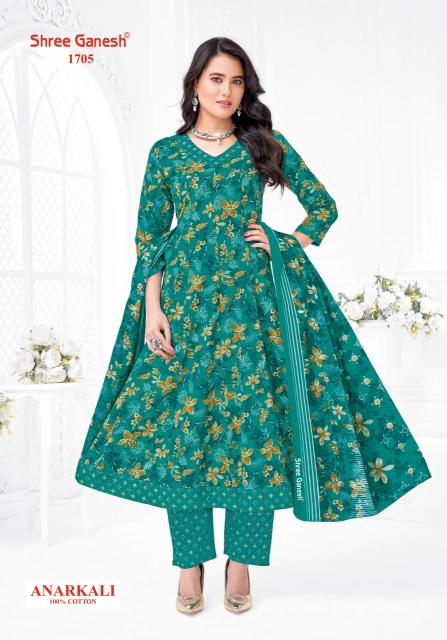 Shree Ganesh Zeenat Vol-7 – Anarkali Style Kurti Pant With Dupatta - Wholesale Catalog