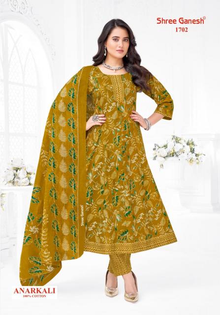 Shree Ganesh Zeenat Vol-7 – Anarkali Style Kurti Pant With Dupatta - Wholesale Catalog
