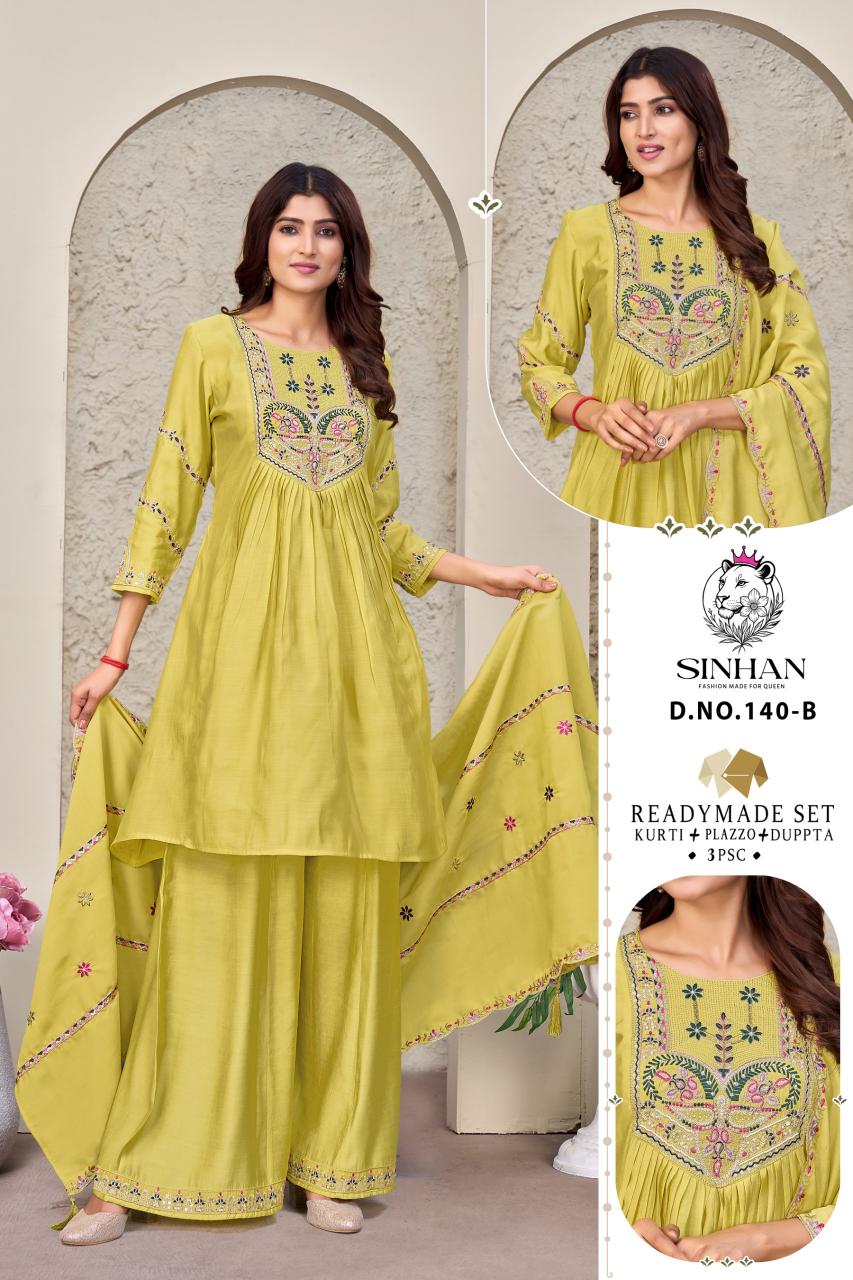 Sinhan 140 catalog kurtis are available on wholesale rate