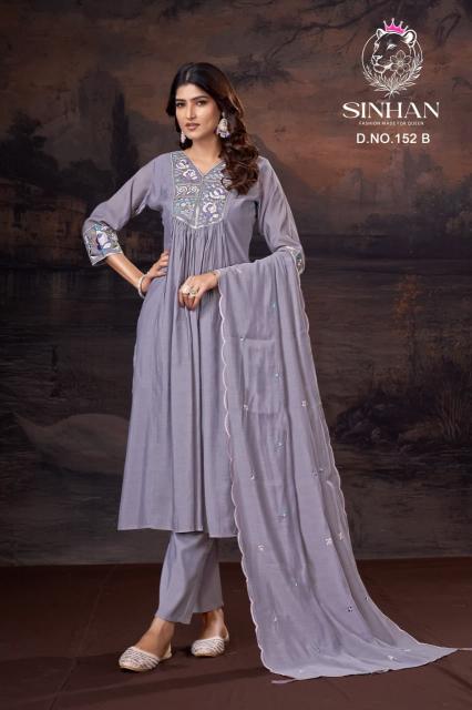 Sinhan 152 catalog kantha stitch kurti wholesale
