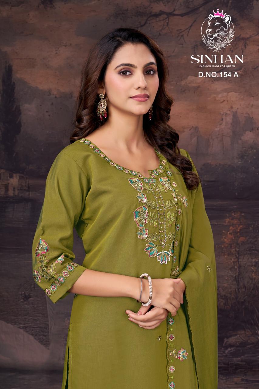 Sinhan 154 catalog kurti wholesalers in park street kolkata