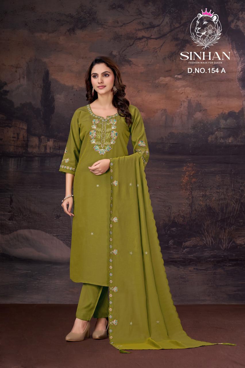 Sinhan 154 catalog kurti wholesalers in park street kolkata