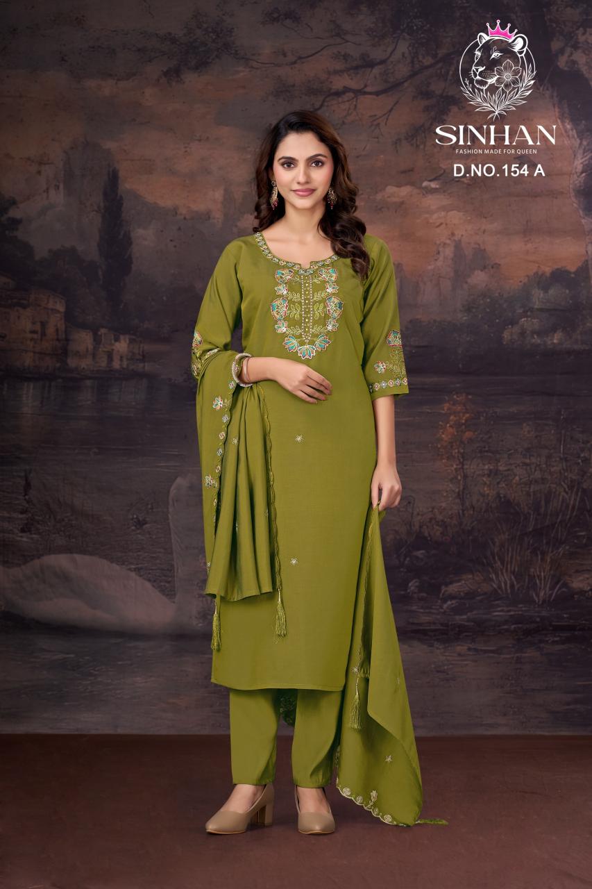 Sinhan 154 catalog kurti wholesalers in park street kolkata