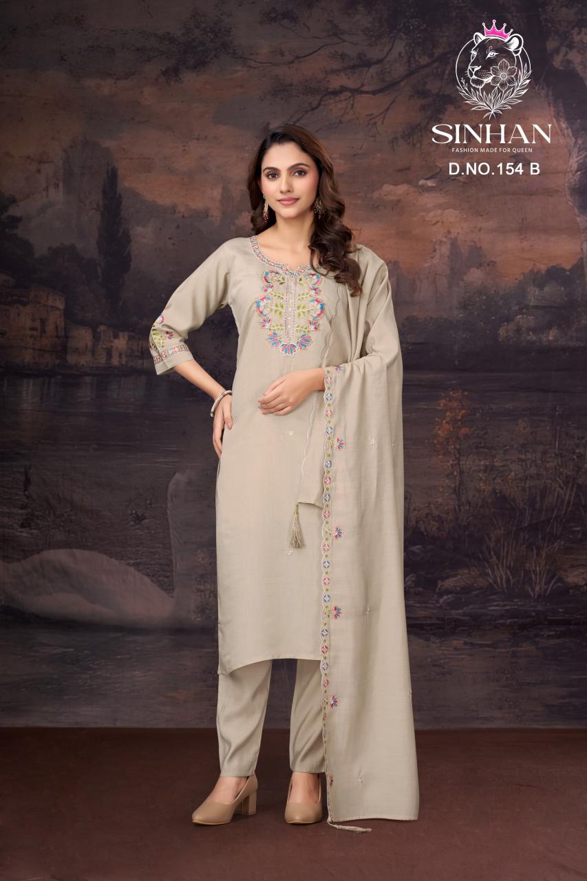 Sinhan 154 catalog kurti wholesalers in park street kolkata