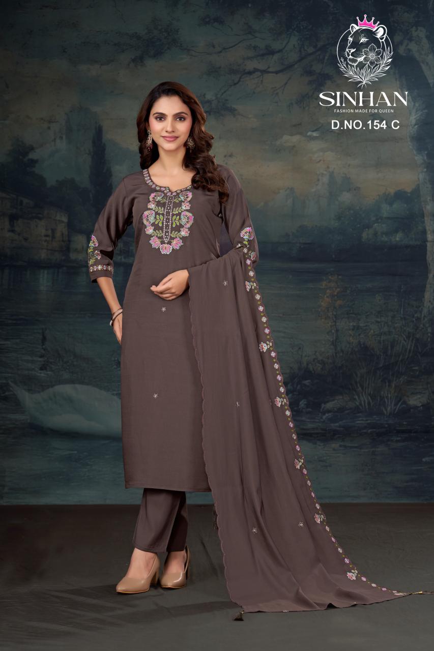 Sinhan 154 catalog kurti wholesalers in park street kolkata