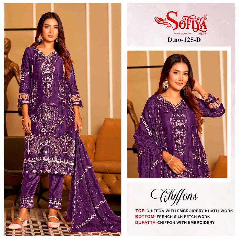 Sofiya 125 catalog surat pakistani suits wholesale
