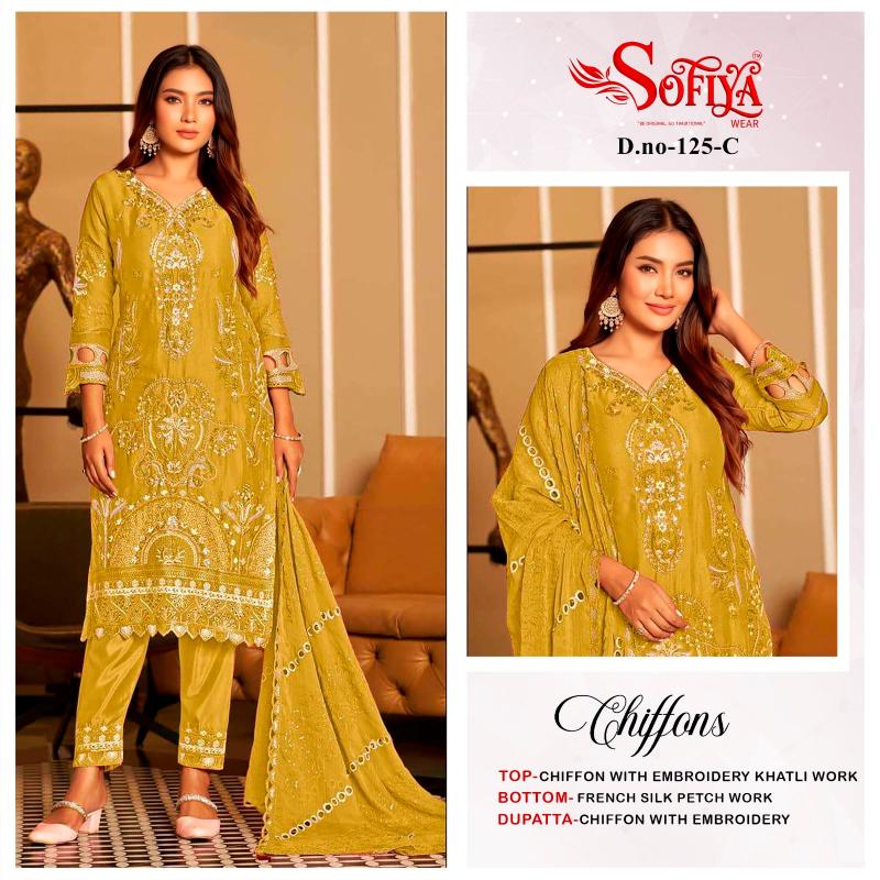 Sofiya 125 catalog surat pakistani suits wholesale