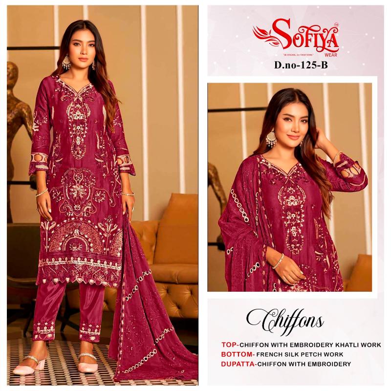 Sofiya 125 catalog surat pakistani suits wholesale