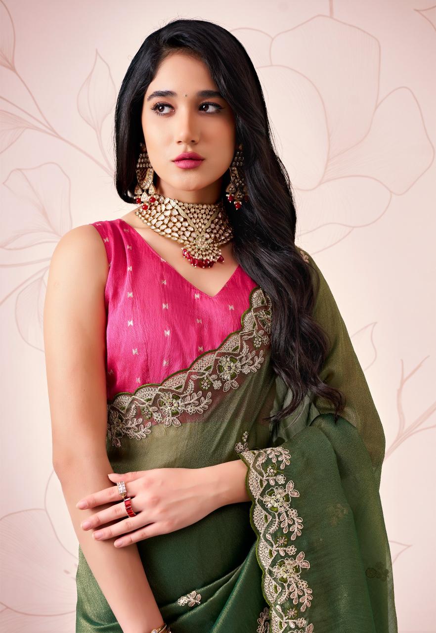 Stavan Jhanjhariya catalog fancy sarees wholesale in bangalore