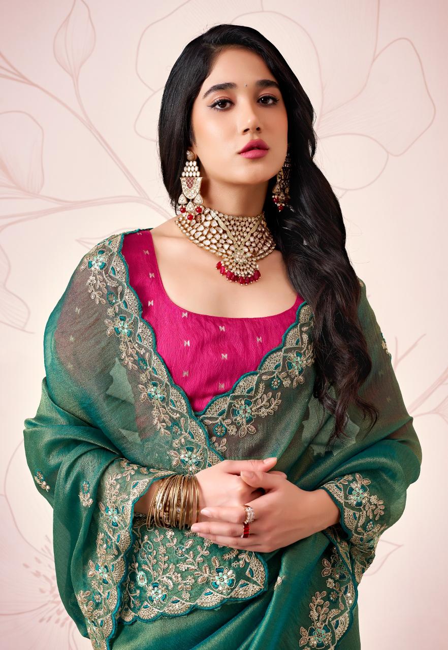 Stavan Jhanjhariya catalog fancy sarees wholesale in bangalore