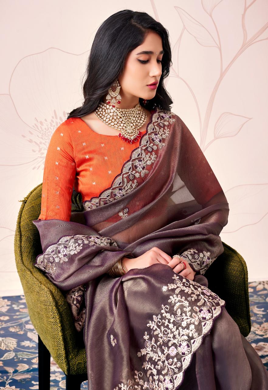 Stavan Jhanjhariya catalog fancy sarees wholesale in bangalore