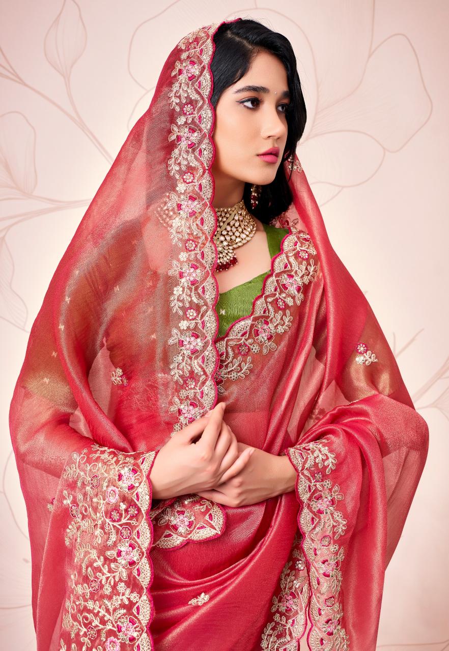 Stavan Jhanjhariya catalog fancy sarees wholesale in bangalore
