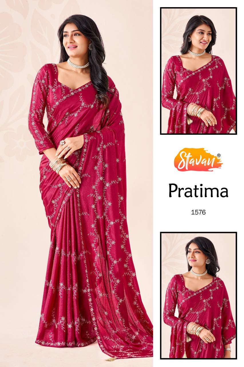 Stavan Pratima catalog best wholesale sarees in surat