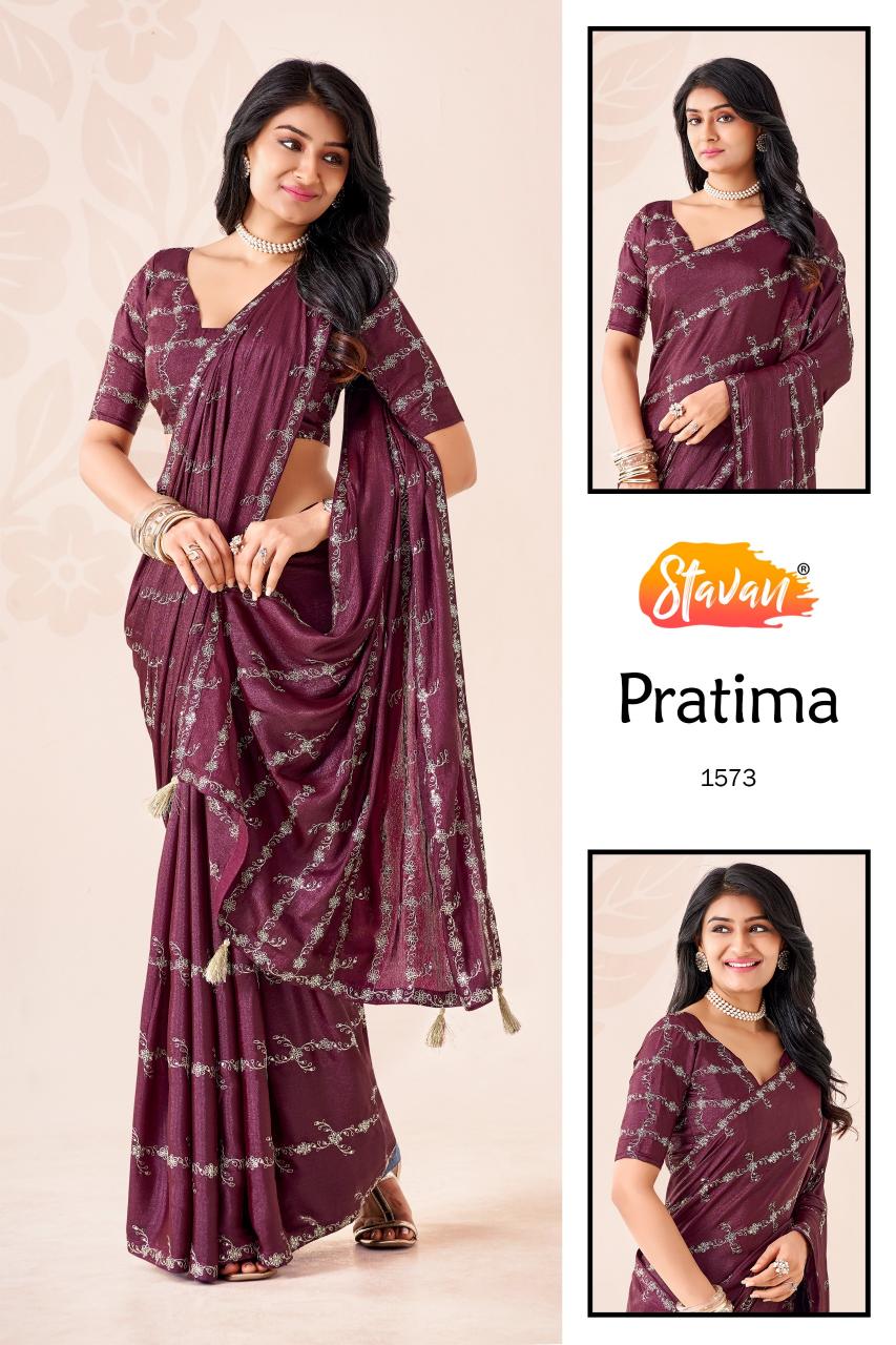 Stavan Pratima catalog best wholesale sarees in surat