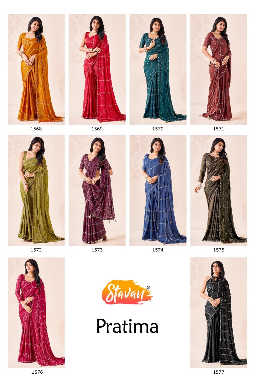 Stavan Pratima catalog best wholesale sarees in surat