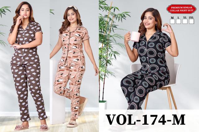 Summer Special Collor VOL.JC-174 M catalog night dress wholesaler