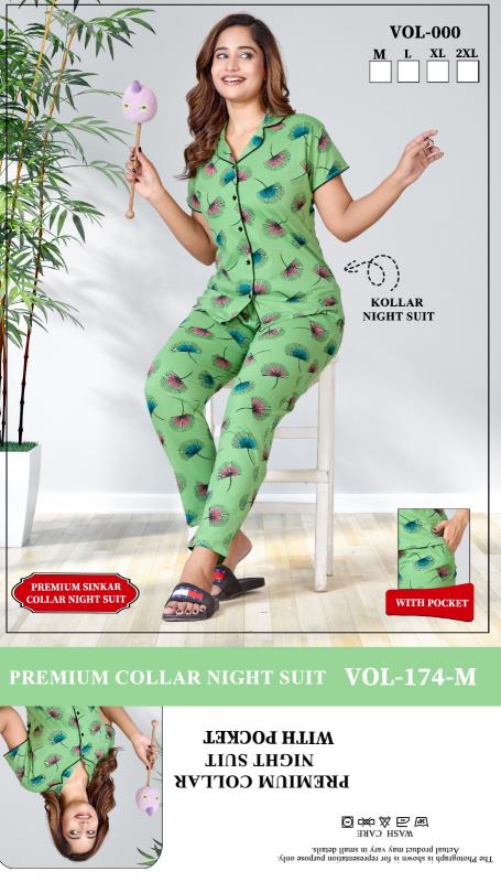 Summer Special Collor VOL.JC-174 M catalog night dress wholesaler