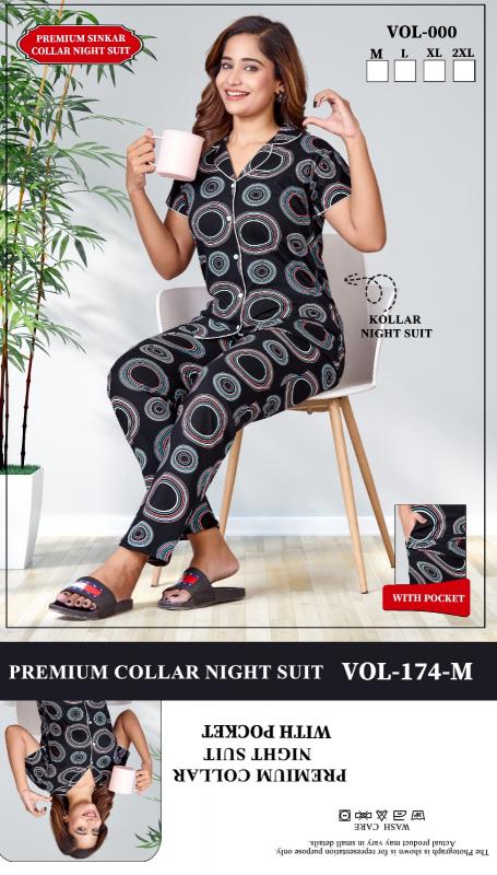 Summer Special Collor VOL.JC-174 M catalog night dress wholesaler
