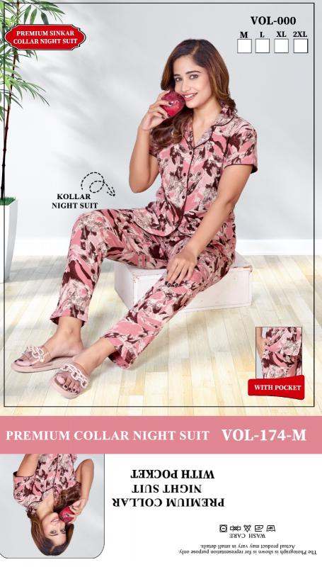 Summer Special Collor VOL.JC-174 M catalog night dress wholesaler