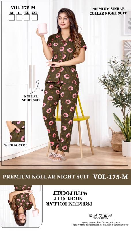 Summer Special Collor VOL.JC- 175 M catalog night dress