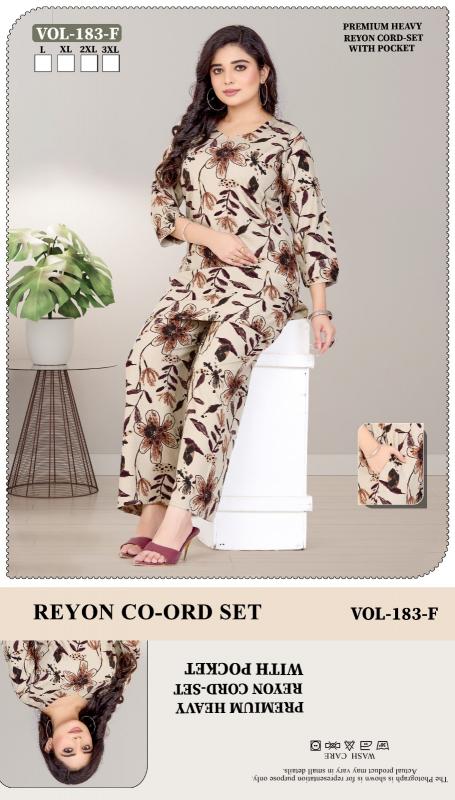 Summer Special Collor VOL.JC - 183 F catalog Coord Set Night Suit