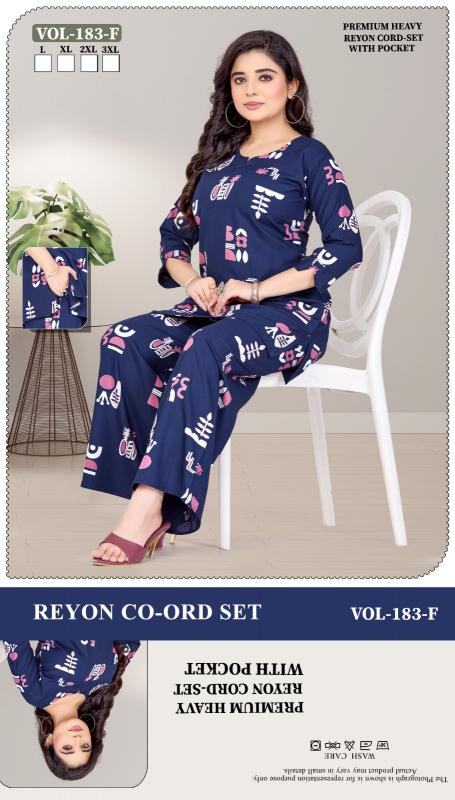 Summer Special Collor VOL.JC - 183 F catalog Coord Set Night Suit