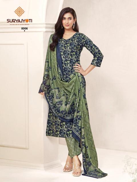Suryajyoti Poshak Vol-8 – Kurti Pant With Dupatta - Wholesale Catalog