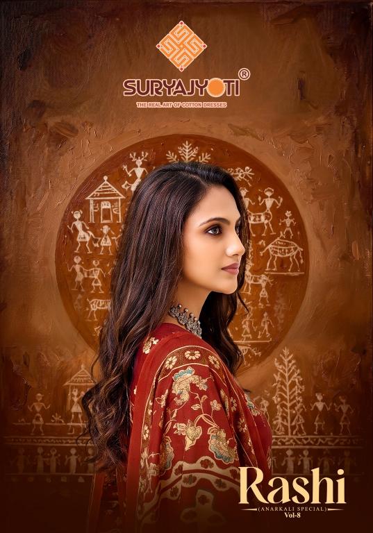 Suryajyoti Rashi Vol-8 – Anarkali Style Kurti Pant With Dupatta - Wholesale Catalog