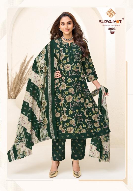 Suryajyoti Rashi Vol-8 – Anarkali Style Kurti Pant With Dupatta - Wholesale Catalog