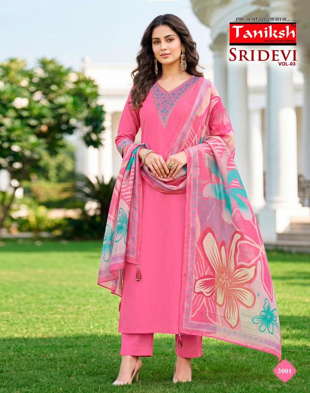 Taniksh Sridevi vol 3 catalog kurtis at cheap wholesale rates bombai