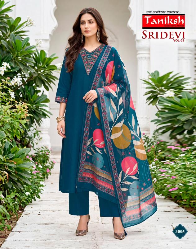 Taniksh Sridevi vol 3 catalog kurtis at cheap wholesale rates bombai