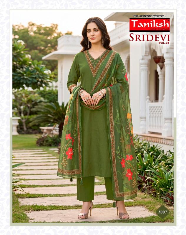 Taniksh Sridevi vol 3 catalog kurtis at cheap wholesale rates bombai