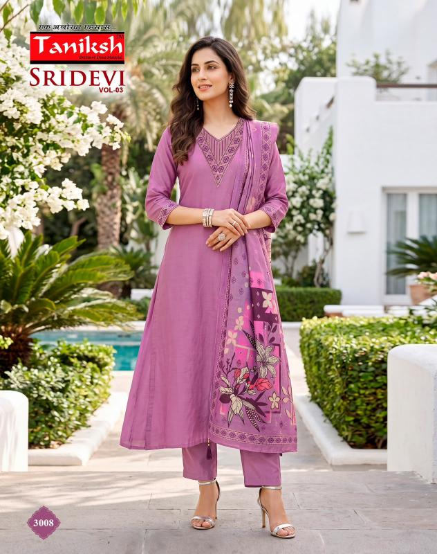 Taniksh Sridevi vol 3 catalog kurtis at cheap wholesale rates bombai
