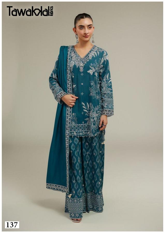 Tawakkal Saba Vol 4 – Karachi Dress Material Wholesale Cataog