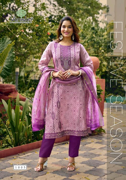Vaniska Simmer vol 1 catalog wholesale kurti shops with brand name