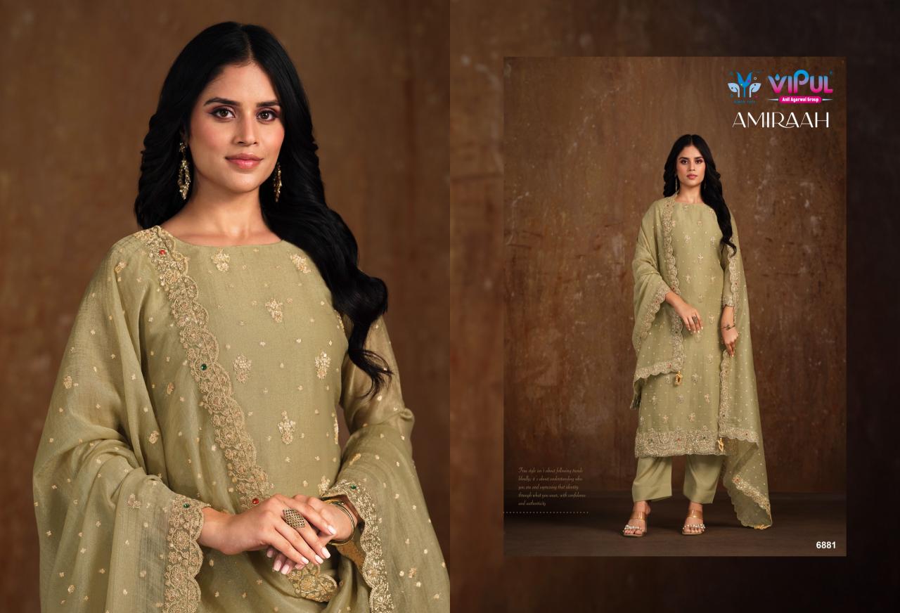 Vipul Amiraah catalog salwar kameez material wholesale in mumbai