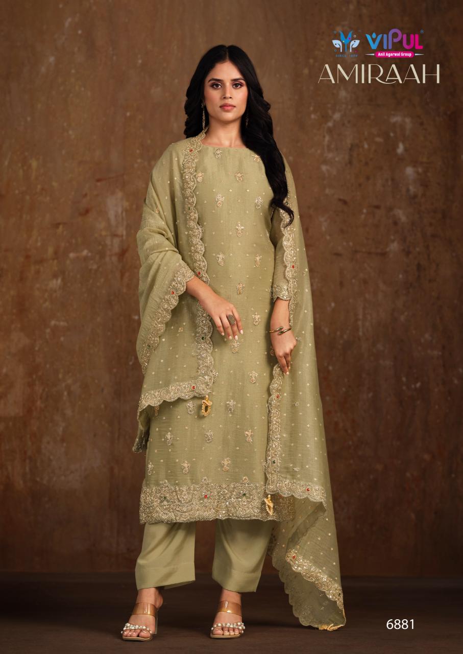 Vipul Amiraah catalog salwar kameez material wholesale in mumbai