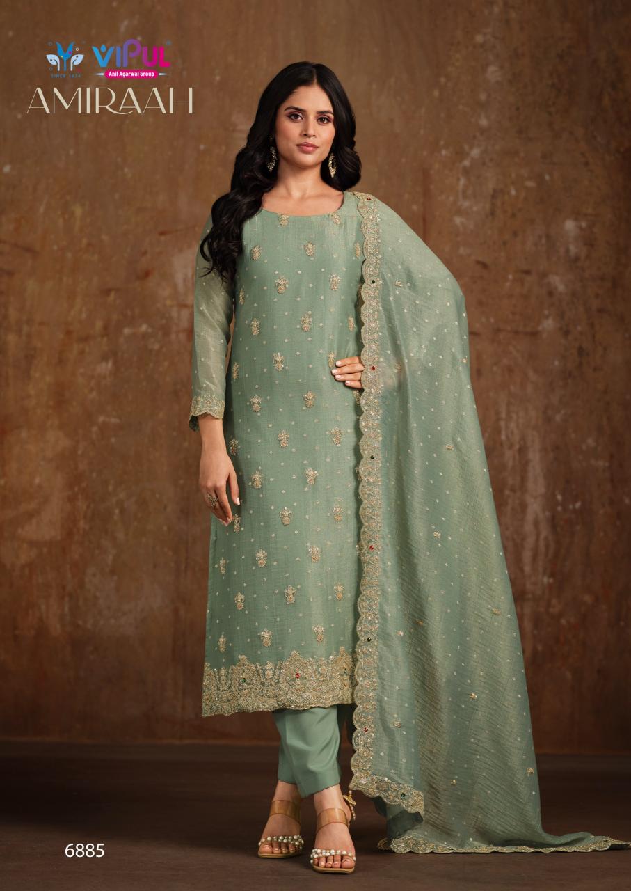 Vipul Amiraah catalog salwar kameez material wholesale in mumbai
