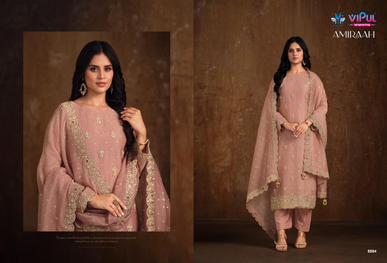 Vipul Amiraah catalog salwar kameez material wholesale in mumbai