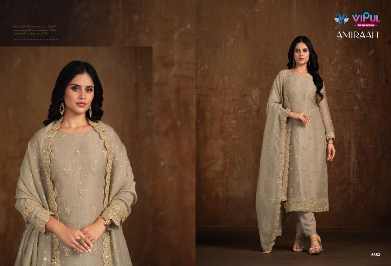 Vipul Amiraah catalog salwar kameez material wholesale in mumbai