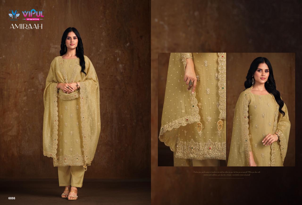 Vipul Amiraah catalog salwar kameez material wholesale in mumbai