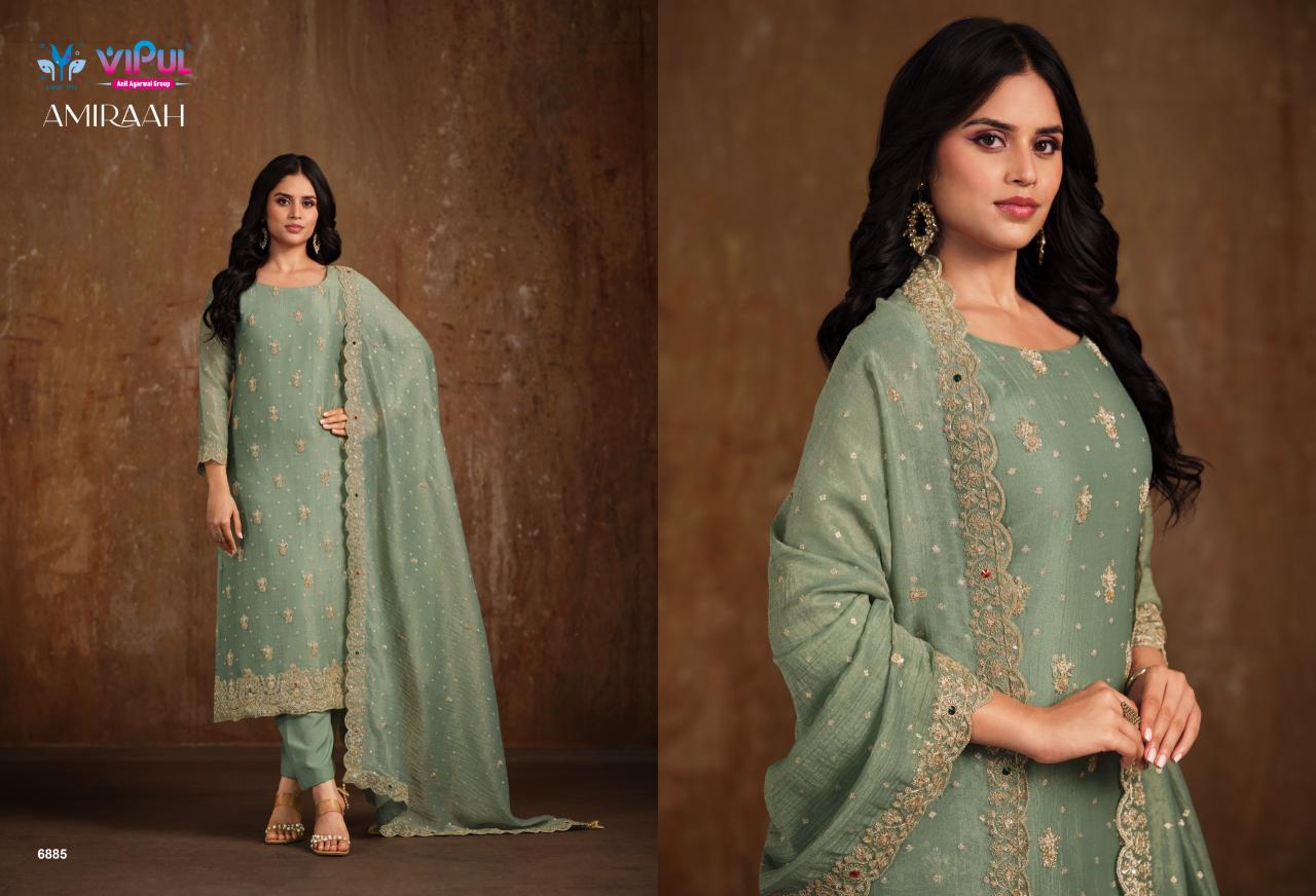 Vipul Amiraah catalog salwar kameez material wholesale in mumbai