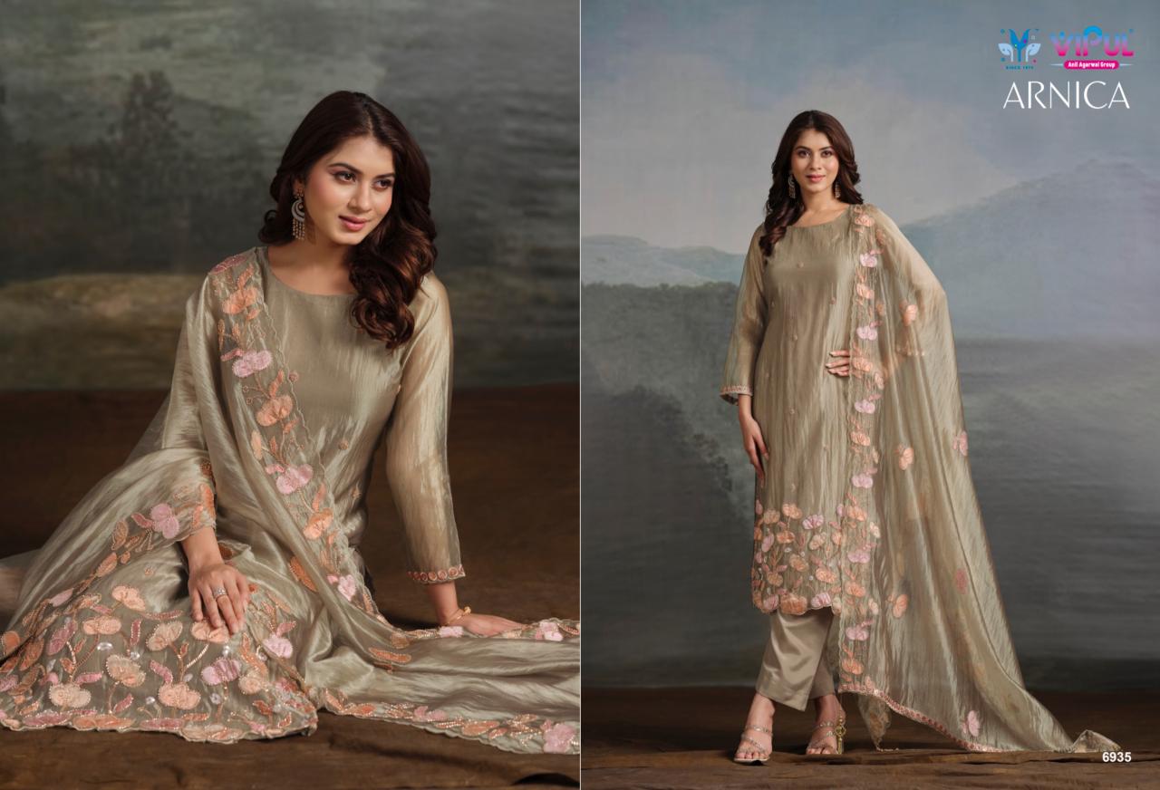 Vipul Arnica catalog designer salwar kameez wholesale in kolkata
